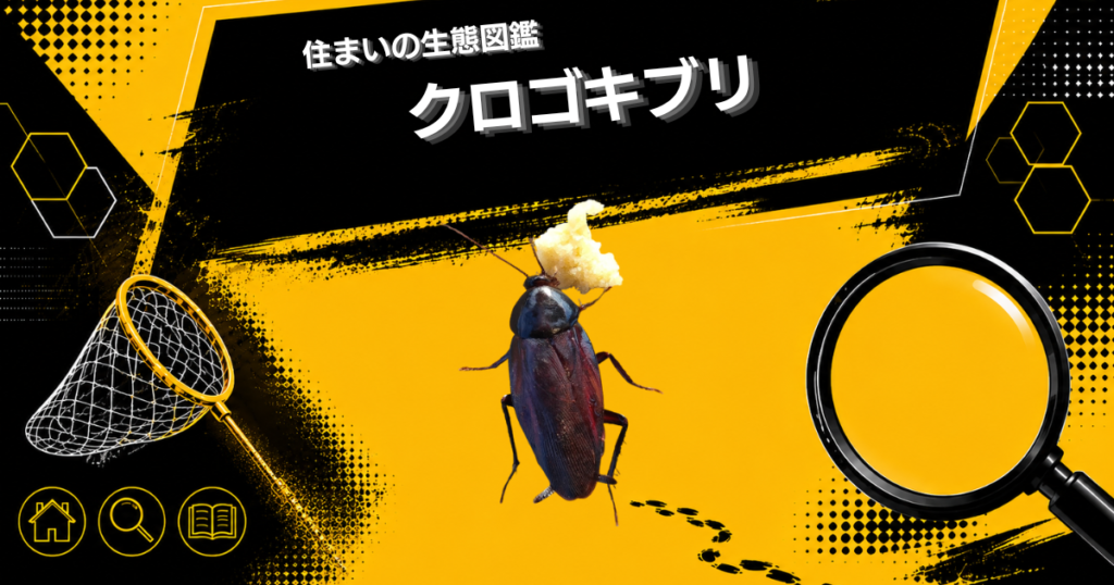 住まいの生態図鑑 クロゴキブリ
