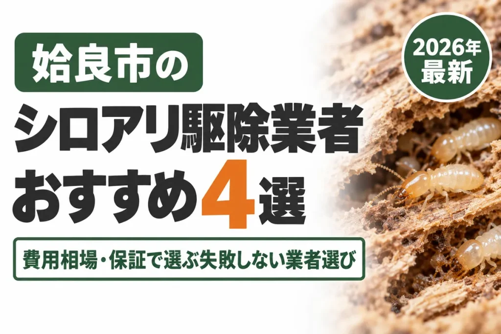 姶良市のシロアリ駆除業者おすすめ