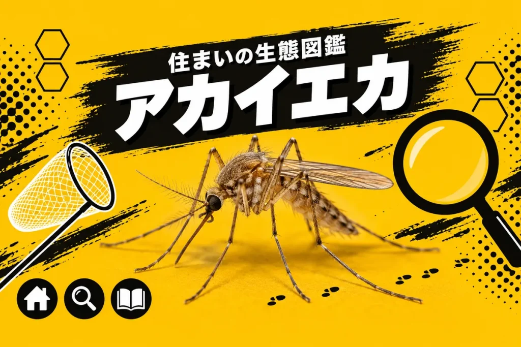 アカイエカの生態と夜や冬に部屋で刺される理由|チカイエカ・ヒトスジシマカとの違い