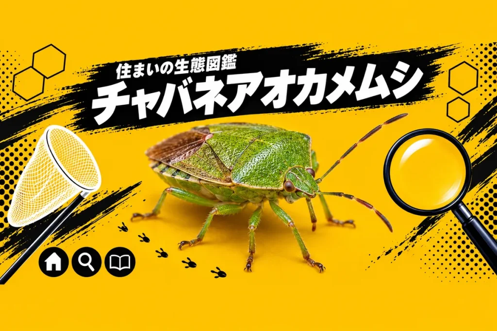 チャバネアオカメムシの生態と明かりに集まる理由｜兵庫県の注意報・見分け方
