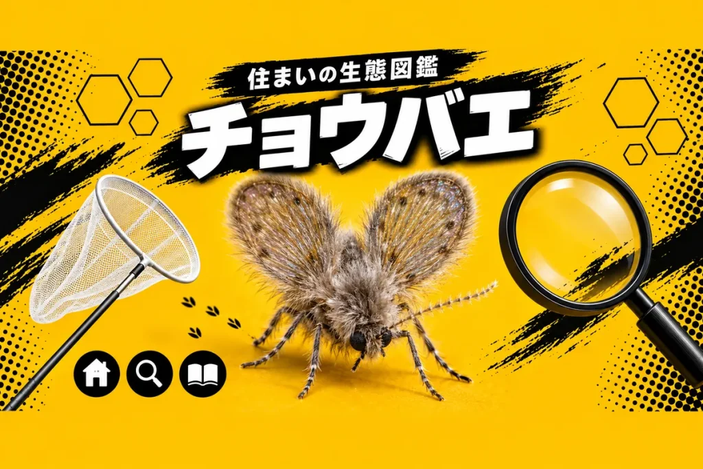 チョウバエの生態と浴室・排水口に出る理由｜発生源と見分け方