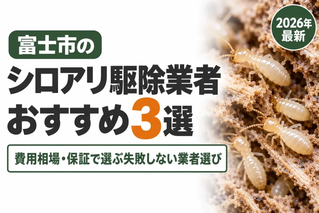 富士市のシロアリ駆除業者おすすめ