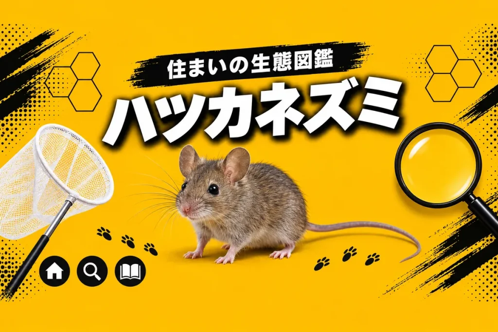ハツカネズミの生態と家に出る理由｜侵入経路・対策を解説