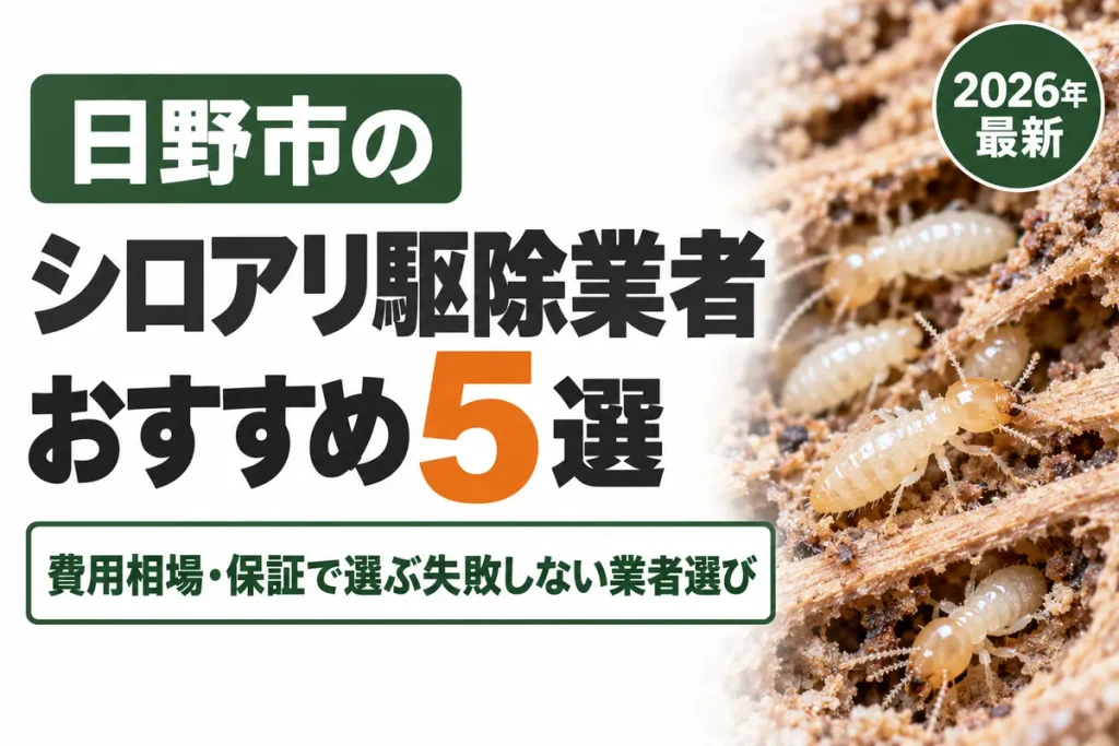日野市のシロアリ駆除業者おすすめ