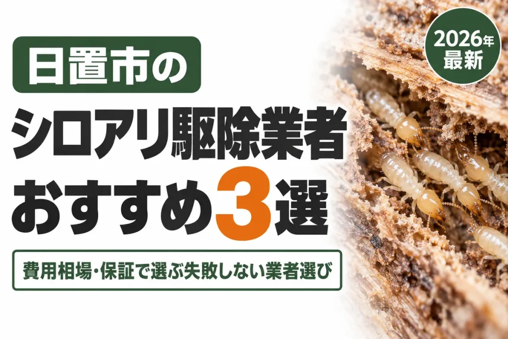 日置市のシロアリ駆除業者おすすめ