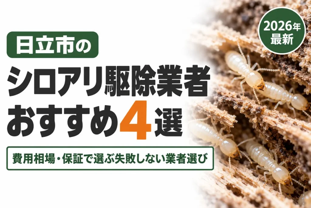 日立市のシロアリ駆除業者おすすめ