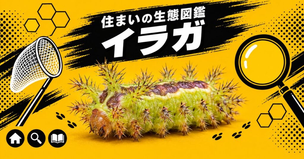 イラガの幼虫と繭｜刺されたときの対処、つきやすい木と冬にできる予防
