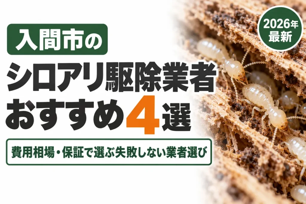 入間市のシロアリ駆除業者おすすめ
