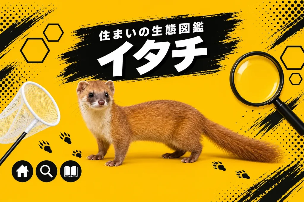 イタチの生態と家に出る理由|ニホンイタチとシベリアイタチの違い・侵入経路・予防