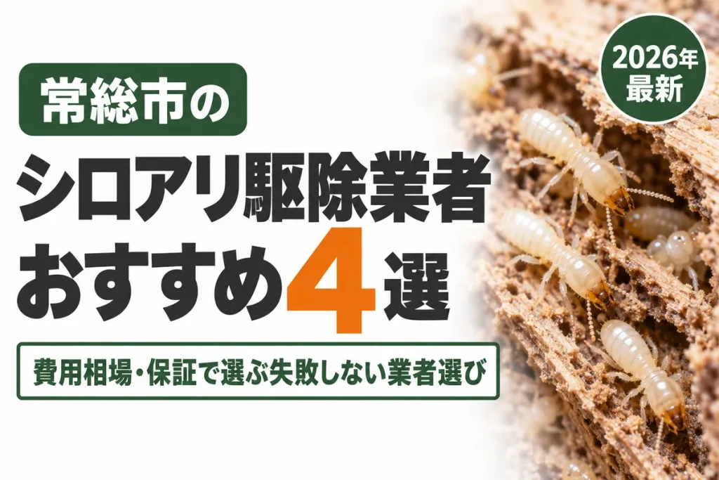 常総市のシロアリ駆除業者おすすめ