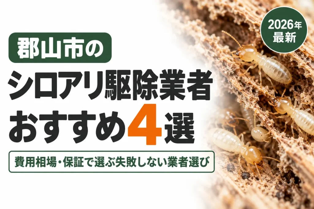 郡山市のシロアリ駆除業者おすすめ