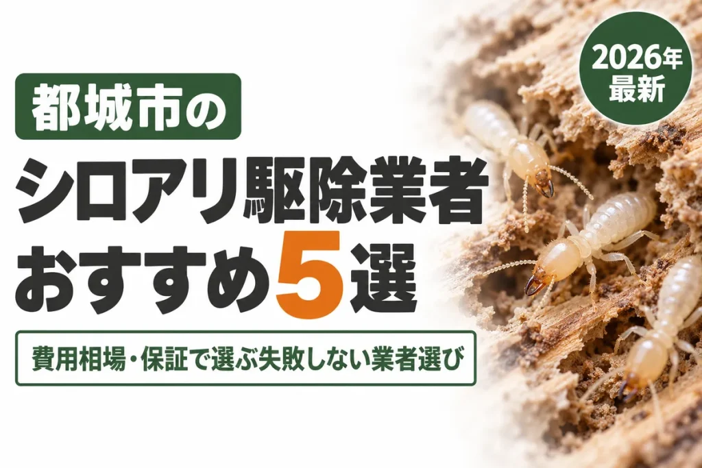 都城市のシロアリ駆除業者おすすめ