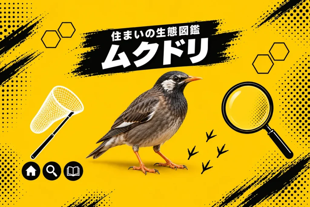 ムクドリの生態と戸袋に巣を作る理由｜駅前のねぐら・ダニ被害・法律