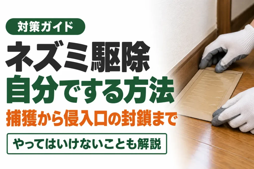 ネズミ駆除を自分でする方法