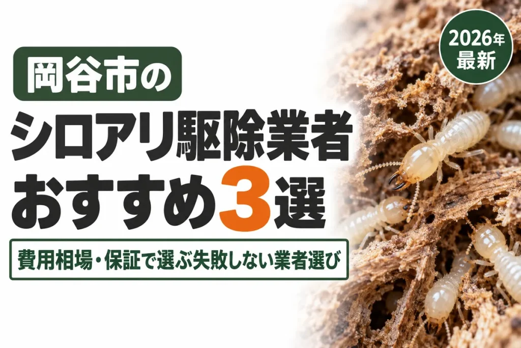 岡谷市のシロアリ駆除業者おすすめ