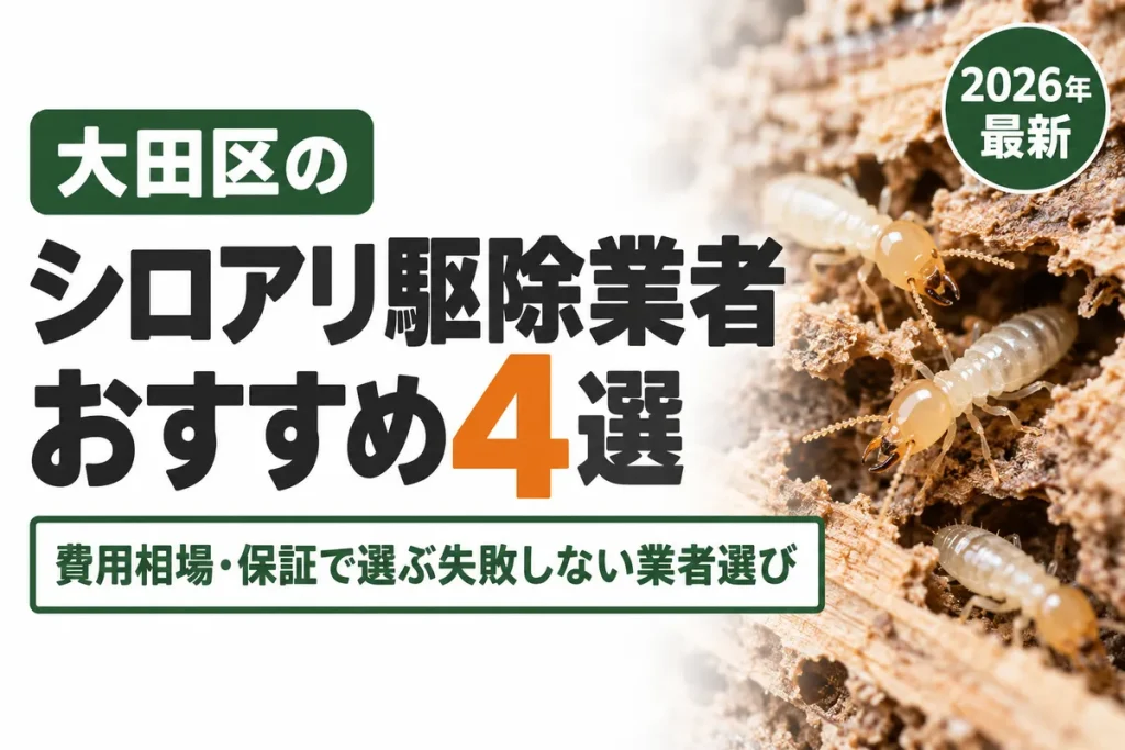 大田区のシロアリ駆除業者おすすめ