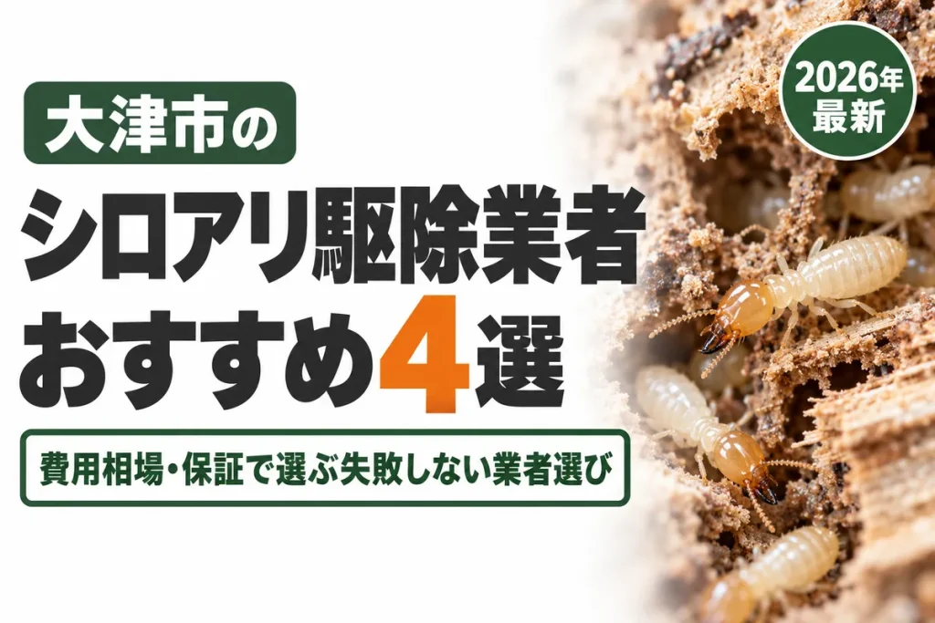 大津市のシロアリ駆除業者おすすめ