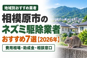 相模原市のネズミ駆除業者おすすめ7選
