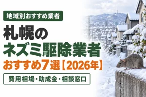 札幌のネズミ駆除業者おすすめ7選