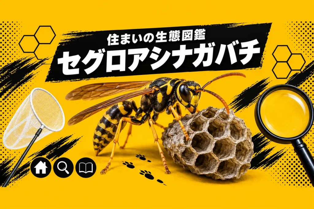 セグロアシナガバチの生態と軒下に巣を作る理由|見分け方・駆除の注意点