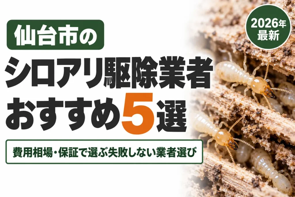 仙台市のシロアリ駆除業者おすすめ