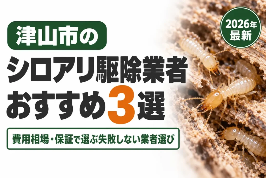 津山市のシロアリ駆除業者おすすめ