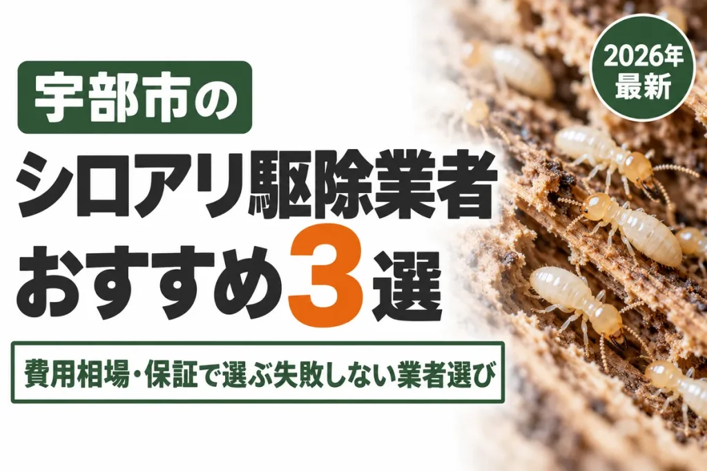 宇部市のシロアリ駆除業者おすすめ