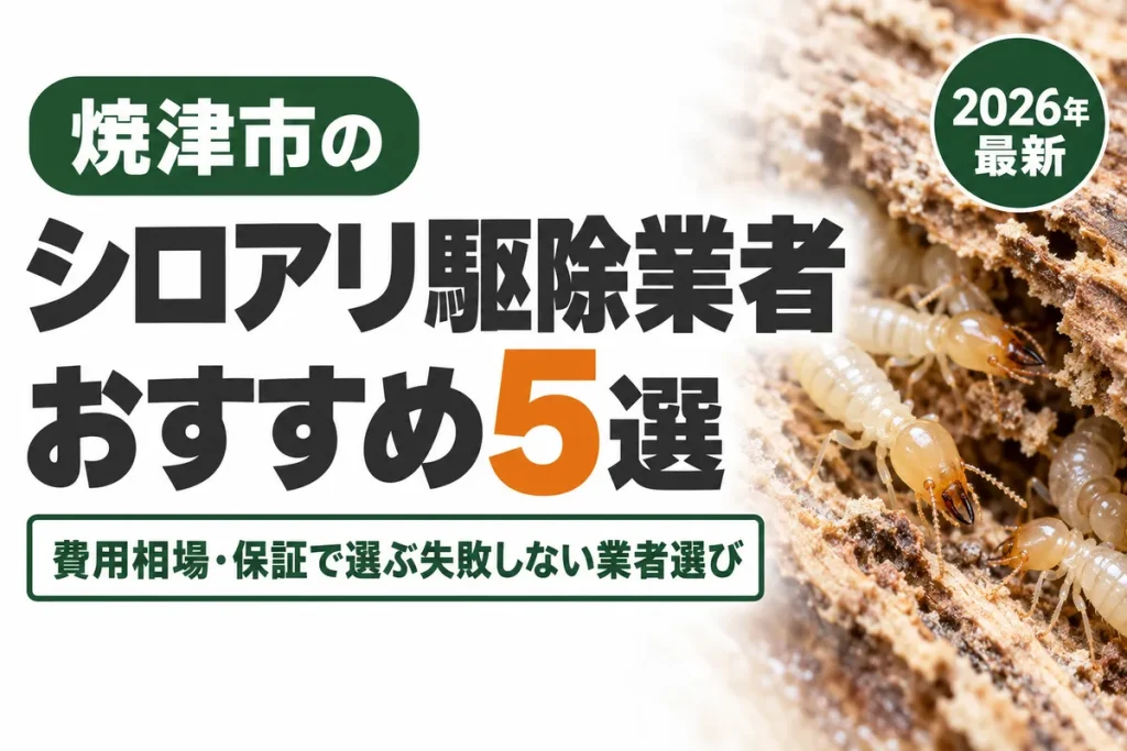 焼津市のシロアリ駆除業者おすすめ