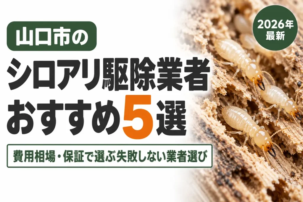 山口市のシロアリ駆除業者おすすめ