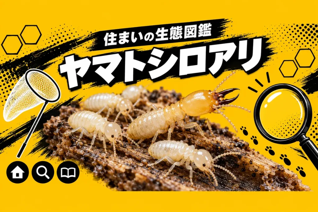 ヤマトシロアリの生態と被害のサイン｜見分け方・予防を解説