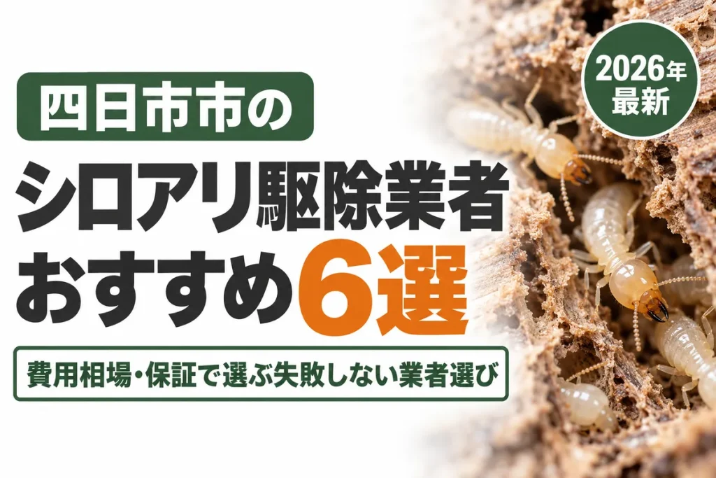 四日市市のシロアリ駆除業者おすすめ